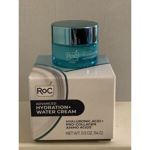 RoC Advanced Hydration+ Water Cream Fragrance Free Hyaluronic Acid  1.7oz NEW!